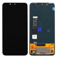  LCD displejs (ekrāns) Xiaomi Mi 8 with touch screen black (refurbished) ORG 